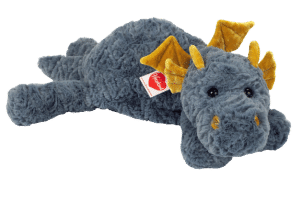 Dragon souple bleu Lottie 48cm