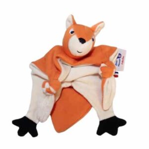Doudou Ecureuil Polatouche orange 30cm