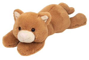 Chat souple Kikki brun Herzekind 35cm