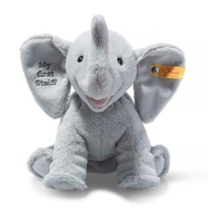Eléphant Ellie gris assis SCF 24cm