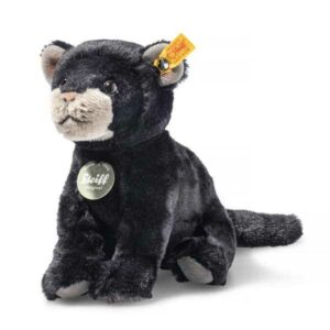 Panthère bébé Taky noir assis 19cm