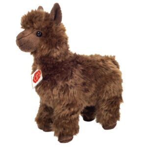 Alpaga brun debout H24xl10cm