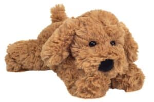 Chien souple caramel 20cm