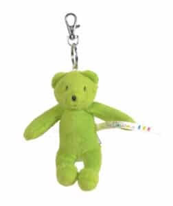 Porte-Clés ours vert Les p&rsquo;tits doudous de l&rsquo;hôpital H12cm