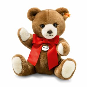 Ours Teddy Petsy caramel articulé 28 cm