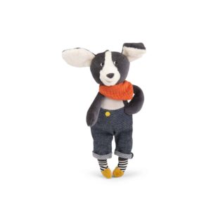 Poupée chien Puce bleu Puce&Pilou H26cm
