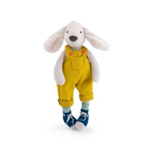Poupée chien Pilou jaune Puce&Pilou H37cm