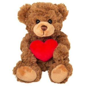 Ours Teddy brun avec coeur 20cm
