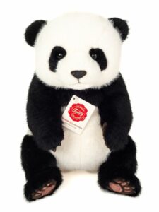 Panda noir/blanc assis 28cm