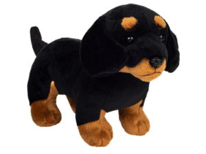 Chien Teckel noir/brun 21cm