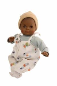 Poupée bébé Schlummerle Sonny noire H32cm