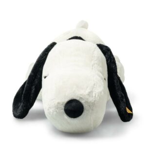 Chien Snoopy blanc allongé 43cm