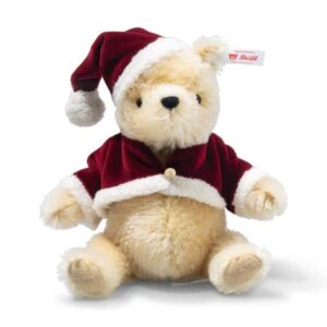 Winnie l’Ourson Noël mohair 17cm