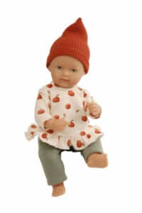 Poupée mon premier bébé tenue pommes H28cm