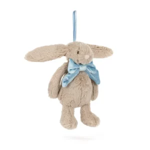 Ornement Bashful Beige Bunny Decoration 13x6x4cm