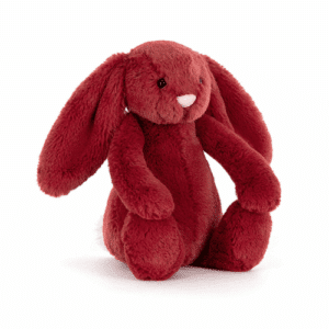 Bashful Christmas Bunny Redcurrant little 18x9x8cm