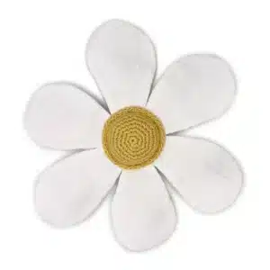 Doudou hochet Fleur Camomille bio 20x20x4cm