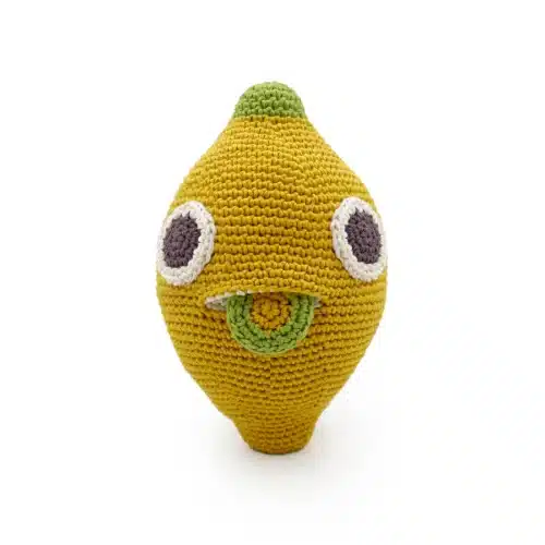 Boite à musique citron John Lemon bio H17xL12xl12cm