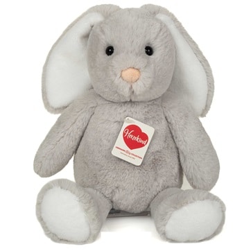 Lapin Abby gris Herzekind 32cm