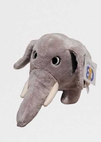 Eléphant gris debout Petit Prince 21cm