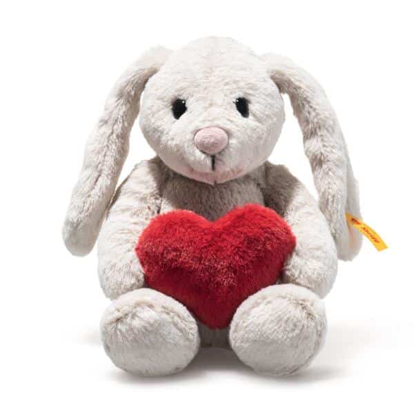Lapin Hoppie Love gris SCF 16cm