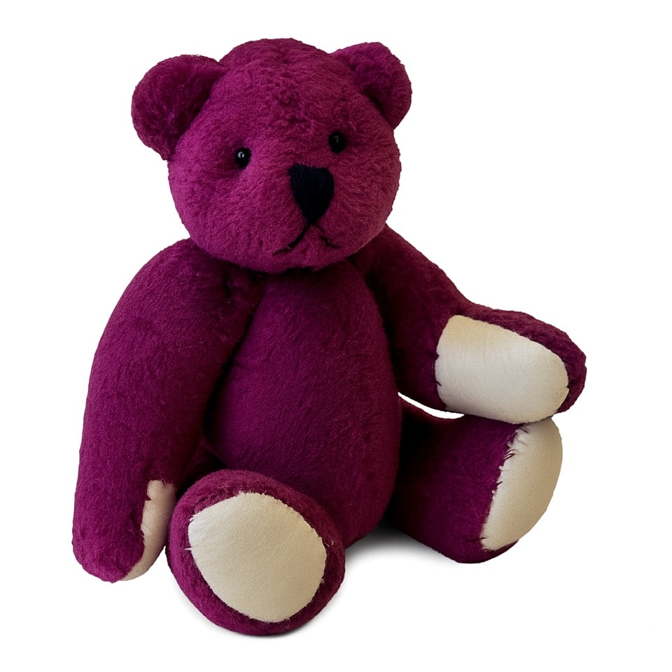 Ourson miniature berry purple (framboise foncé) 5.5 cm