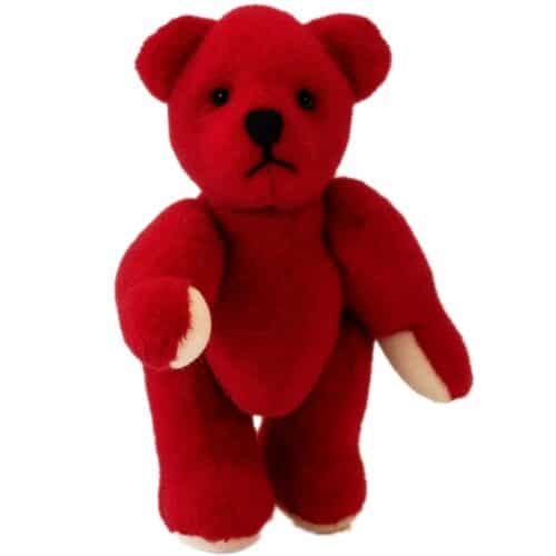 Ourson miniature Deep Red (rouge foncé) 5.5cm
