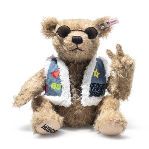 Ours Teddy Woodstock mohair Steiff Rock! 32cm