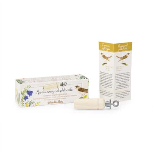 Appeau bois Rossignol Philomèle L13xl4.3xH4.3cm