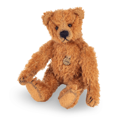 Ours Teddy Antique brun foncé mohair 10cm