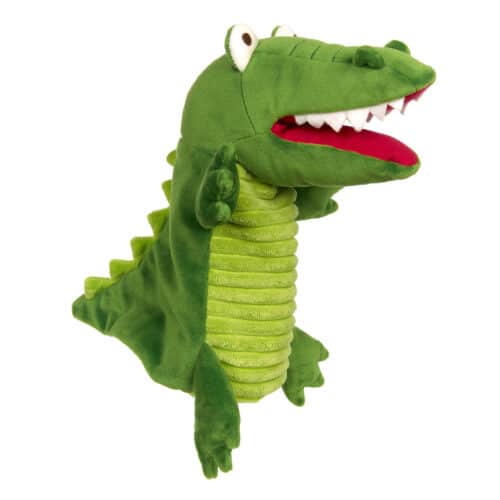 Marionnette à main Crocodile 24x15x17cm