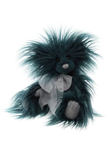 Ours Fuzzball vert 33cm