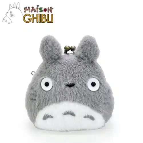 Porte-monnaie Fuwafuwa Totoro gris 12×13,5x11cm