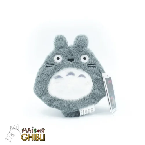 Porte-monnaie Totoro gris 13x12cm
