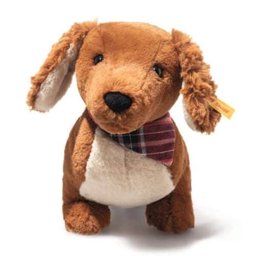 Chien Teckel Waldi debout marron SCF 30cm