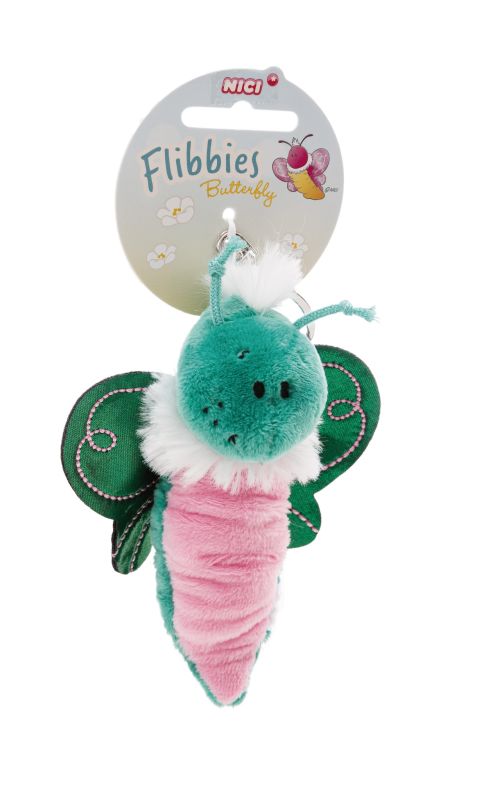 Porte-clés Flibbies Papillon vert 10x9x5cm – Image 4