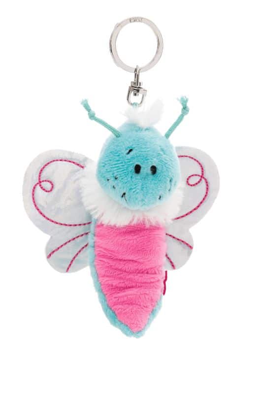 Porte-clés Flibbies Papillon bleu 10x9x5cm