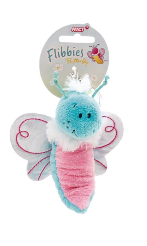 Porte-clés Flibbies Papillon bleu 10x9x5cm – Image 4
