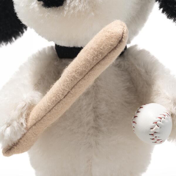Snoopy Baseball mohair blanc 22cm – Image 4