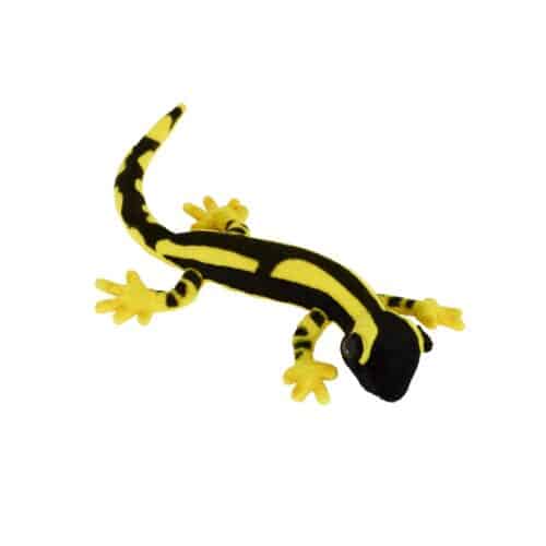 Salamandre jaune/noir 35cm