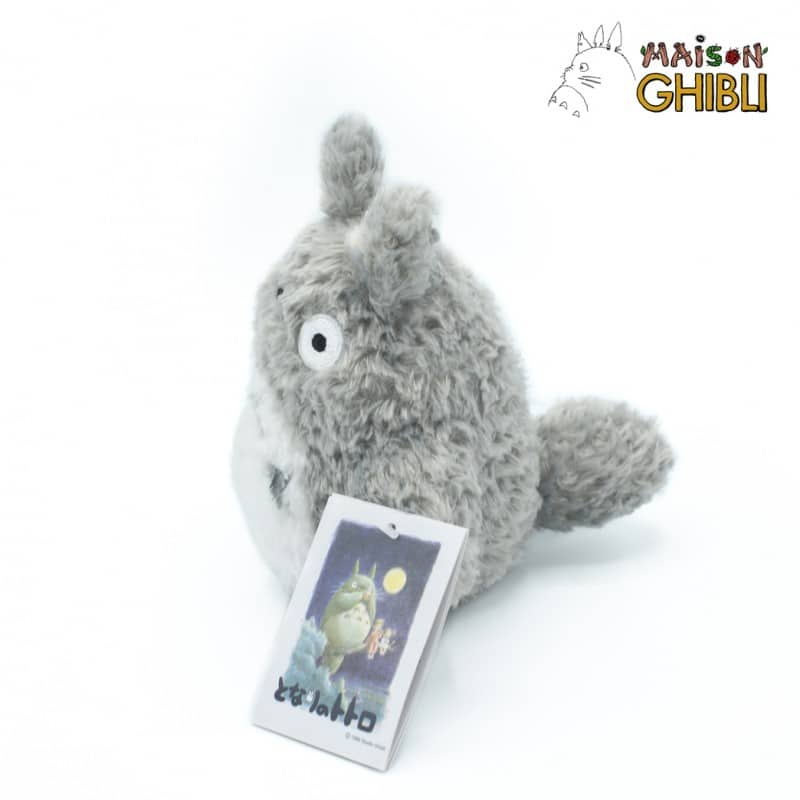 Totoro Fluffy Big S gris-Mon voisin Totoro 16x14x13cm – Image 3