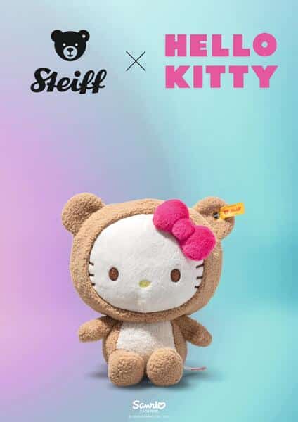 Hello Kitty dans costume de Teddy 20cm – Image 2
