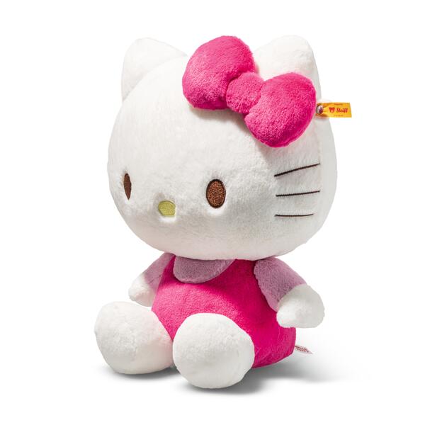 Hello Kitty blanc/rose 30cm – Image 2
