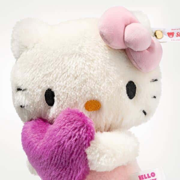 Hello Kitty mohair blanc 22cm – Image 4