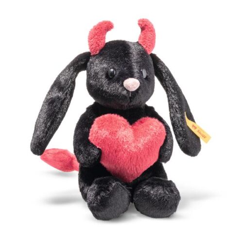 Lapin Hoppie petit diable noir SCF 14cm