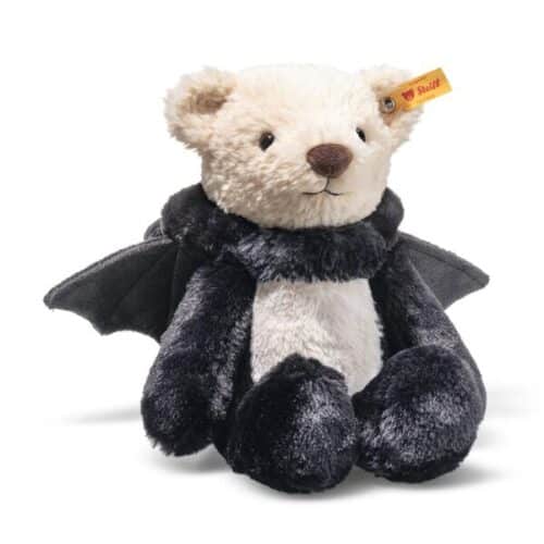 Ours Teddy Mr Bat noir/crème SCF 29cm