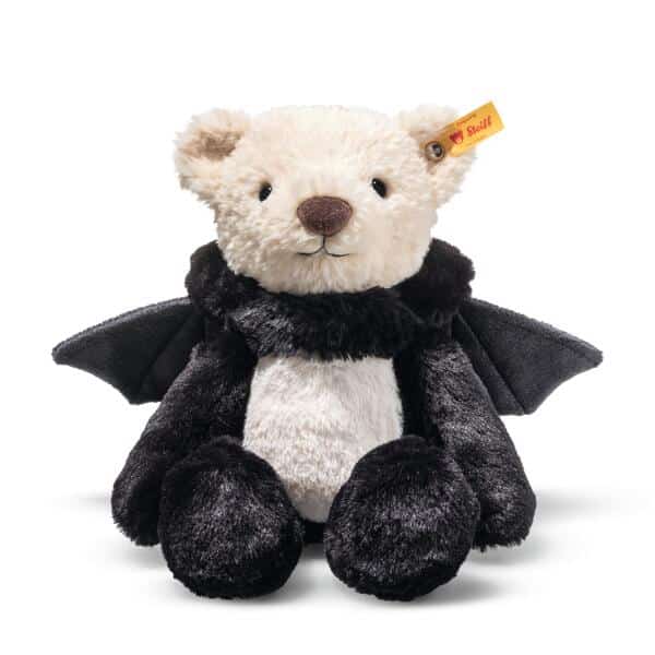 Ours Teddy Mr Bat noir/crème SCF 29cm – Image 2