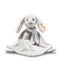 Doudou lapin Hoppie Soft Cuddly gris 26cm