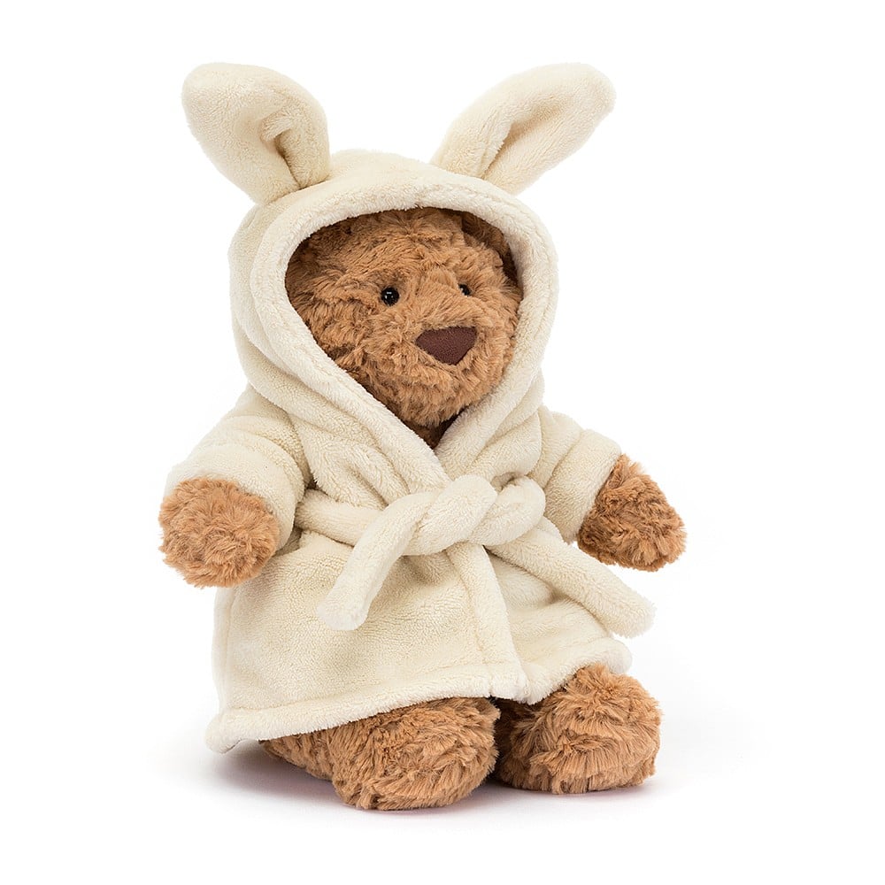 Bartholomew Bear Bathrobe H26xL12cm
