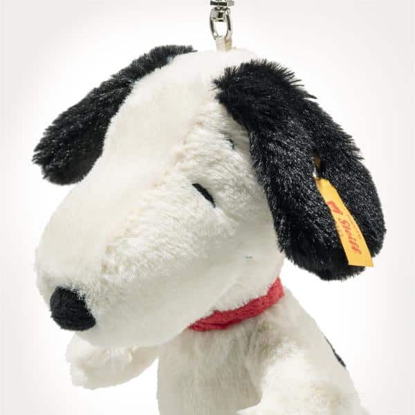 Porte-clés chien Snoopy blanc 15cm – Image 4